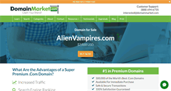 Desktop Screenshot of alienvampires.com